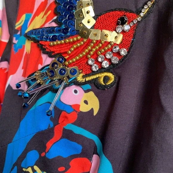 Dida Bole tropical print beaded dress - Picture 7 of 16